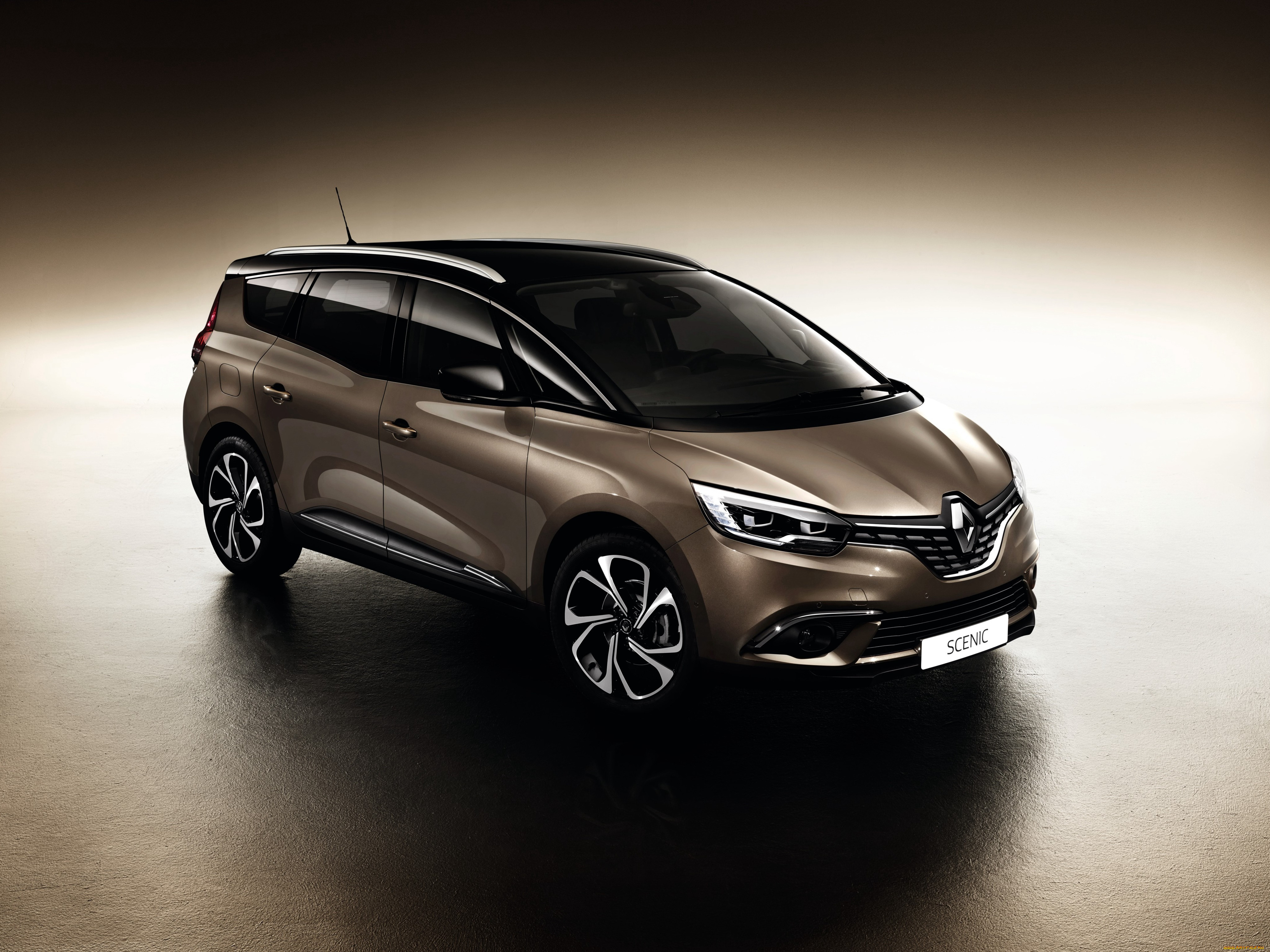 Обои Автомобили Renault, обои для рабочего стола, фотографии автомобили,  renault, grand, scenic, 2016г Обои для рабочего стола, скачать обои  картинки заставки на рабочий стол.